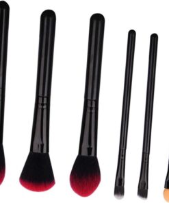 VALICLUD 6 Pièces Set de Pinceaux à Brosse Souple pour Application de Blush et Fard à Paupières Outils de Beauté Pratiques pour Usage et Voyage