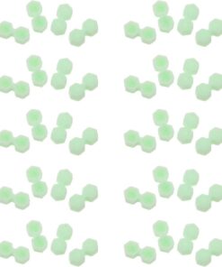 Healvian Godets de Colle pour Extensions de Cils Verts, 400 Pièces, Supports Hexagonaux Coniques à Deux Trous, Palette Plastique Pratique pour Dosage Précis et Pose Prolongée – Outil