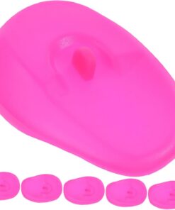 VICASKY 6pièces Cache-oreilles Silicone Pour Coloration Des Cheveux Oreilles Réutilisables Pour Salon Et Usage Personnel Outil Pratique Pour Et Soins Capillaires