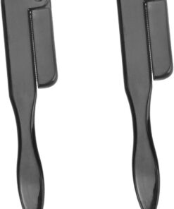 STOBAZA Lot de 2 Peignes à Sourcils Pliables en Acier Inoxydable Outil de Maquillage Compact et Portable Peigne de Toilettage des Cils pour Usage Professionnel et Voyage Accessoire