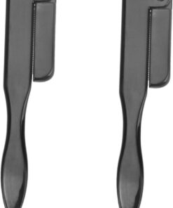 Healvian Peigne à Cils en Acier Inoxydable Pliable 2pcs pour Sourcils et Extensions de Cils, Outil de Soin Solide et Pratique pour Usage Personnel et Salons Professionnels