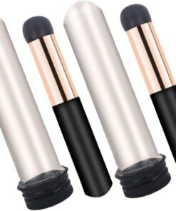 Lot De 2 Pinceaux De Maquillage En Silicone Pour Les Lèvres Pour Rouge À Lèvres Gloss Anti- Outils De Maquillage Étui De Rangement Portable