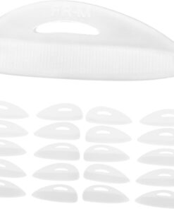 OUNONA 10 Paires de Coussinet de Cils en Silicone Réutilisables Blancs Accessoire Confortable pour Extensions de Cils Outil de Rehaussement et Recourbement