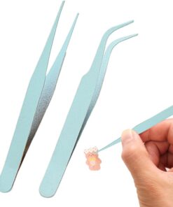 Outils de journalisation – Pinces en acier inoxydable pour scrapbooking | coudières de précision, poignée esthétique, catégorie d'accessoires de papeterie, matériel créatif, kit duo violet pastel
