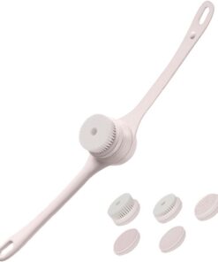 Body Scrubber, Brush, Bathing Brush, Electric Bath Brush | Waterproof | Double Handle Body Scrubber with 2-Speed Adjustment Perfect for Bathing, Massaging, and