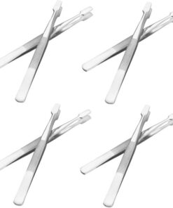 STOBAZA 8pièces Pince à Timbres Acier Inoxydable Outil de Précision pour Philatélie Manipulation et Positionnement des Timbres Collectionneurs