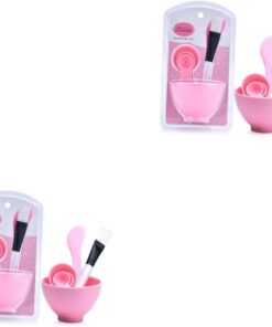 Healeved 4ensembles Set De Pour Masque Visage Avec Pinceaux Et Outil De Mesure Pratique Pour Soins Peau Et Maquillage