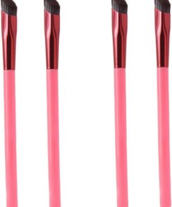 Healeved 4pièces Pinceau Angulé Pour Sourcils Et Yeux Brosse Multifonctionnelle Pour Maquillage Outil De Pour