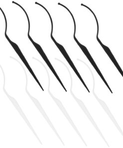 OUNONA 10 pièces Support Présentoir Faux Cils Acrylique Portable Transparent et Noir pour Accessoires de Cils et Organisation Professionnelle