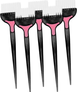 Gatuida 5pièces Pinceau De Teinture Pour Cheveux Lot De Brosses Application Pour Coiffure Outil De Salon Pour Soin Capillaire Usage Domestique Et Professionnel