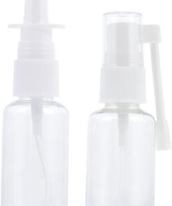 STOBAZA Lot de 2 Outils de Rinçage Nasal pour Bébé 30ml, Irrigation Nasale Sûre en Pet, Design Portable pour Nettoyage Pratique Nez et Cavité Nasale