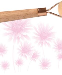 Healvian Masseur à Rouleaux Visage, Accessoire de Massage en Plastique Khaki, Forme Élégante, Confortable et Sûr pour Usage Personnel ou Professionnel