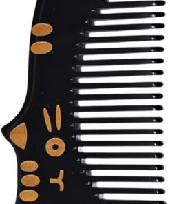 Peigne à Corne de Bœuf Naturel Multifonction pour Garçon et Filles Peigne de Poche Portable Outil de Massage du Cuir Chevelu Léger et Pratique pour Soins Capillaires