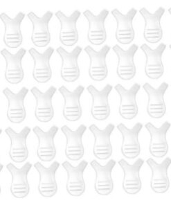 Housoutil 90 Pièces Brosse à Mascara En Forme De y Brosse Séparateur De Cils Gadgets De Maquillage Fournitures Permanentes De Cils Outils Pour Cils Plastique Se Déployer