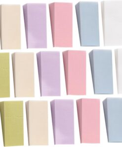 VICASKY 48pièces Éponge à Ongles pour Manucure et Nail Art Éponges Dégradées Accessoires pour Ongles DIY