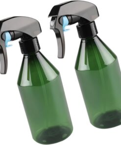 Healvian Lot De 2 Flacons Pulvérisateurs En Plastique 300 Ml Vert Translucide Pulvérisateur D'eau Outil De Coiffure Pour Salon Et Arrosage De Plantes Succulentes