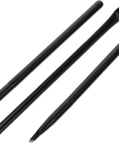 Ciieeo Ensemble de 3 Pinceaux Eyeliner pour Maquillage des Yeux Manche en Bois Léger et Poils Synthétiques, Usage Quotidien Look Élégant