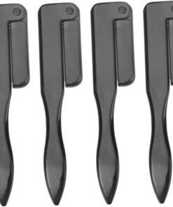 Healvian 4pièces Kit de Pinceaux à Sourcils Pliables et Multifonctionnels pour Soins et Maquillage des Sourcils Outil de Beauté Portable pour Débutants et Professionnels