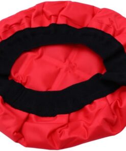 STOBAZA Bonnet Thermique pour Cheveux Rouge en Gel Chauffage sans Fil et Répartition Uniforme Chaleur pour Soin Capillaire à Domicile Salon Professionnel