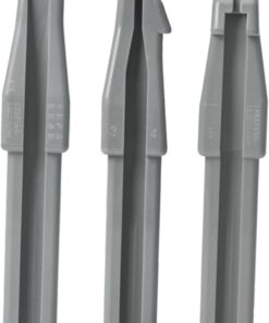 Healvian Aiguiseur de Crayon à Sourcils en Plastique Robuste Forme Bec de Canard Lot de 3pcs Outil D'aide à L'affûtage Simple et Adapté à Différentes Tailles de Crayons