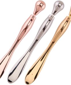 OUNONA 3pièces Spatule à Maquillage Métal Cuillère Et Applicateur De Crème Pour Yeux Visage Lot De Outils De Massage