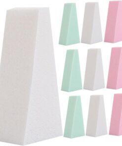 VALICLUD 30pièces Éponges à Maquillage pour Visage Petites Éponges Cosmétiques Triangulaires Accessoires de Maquillage Double Usage Humide Sec pour Application Poudre