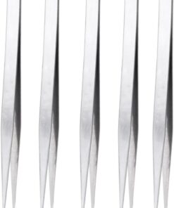 Angoily 10pièce Pince à Épiler Inoxydable à Tête Droite Outils De Couture Pratiques Pour Machine à Coudre Accessoires De Couture Résistants Et