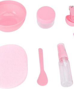 Healvian Kit Outils Pour Masques Faciaux Avec Bol Spatule Pinceau Jauges Et Flacons Pour Diy