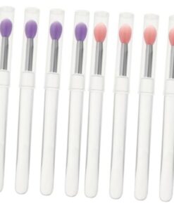 Healeved 16pièces Applicateurs Pour Maquillage Pinceaux à Et Ombres à Paupières Avec Couvercles Transparente Outils Et Pour Maquillage Parfait