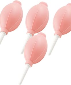 STOBAZA Souffleur De Cils Pour Extensions 4 Pièces Petit Taille En Caoutchouc Rose Séchage Rapide Professionnel Pour Maquillage Beauté Outil De Soin Des Yeux