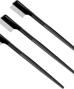 Healvian Peigne à Cils Et Sourcils Lot De 3 Pièces, Petit Définisseur De Sourcils En Acier Inoxydable à Dents Fines, Pour Maquillage Professionnel Et Usage Maison, Accessoires De Beauté Précis