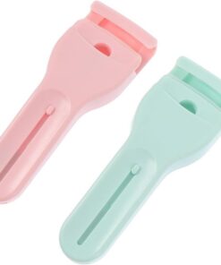 Angoily Pince Recourbe- pour Boucler de Toutes Formes D'yeux 2 Pièces en Plastique Facile à Utiliser Outil de Maquillage Professionnel