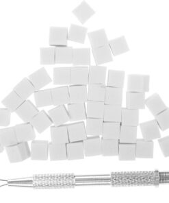 VICASKY Outil en Acier Inoxydable avec Éponge Douce pour Ongles, Kit Manucure 1 Set pour Créer Effet Dégradé et Prévenir Transfert de Couleur à Domicile Extérieur