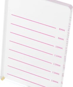 Artibetter Planche de Greffe de Cils en Acrylique Surface Lisse, Design Délicat, Outil Pratique pour Extensions de Cils en Salon de Beauté ou Usage Personnel