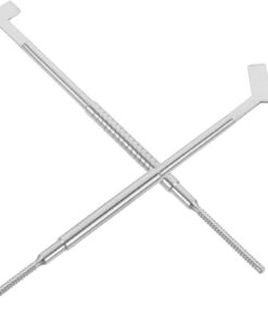 VALICLUD 2 Pièces Outils de Rehaussement et Repliage des Cils Métal Peignes Séparateurs Y et Accessoires pour Extension et Permanente des Cils