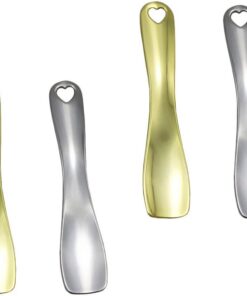 VALICLUD 4pièces Cuillère à Cosmétiques De Zinc Cuillère à Crème Pour Visage Yeux Outils Cosmétiques Réutilisables