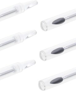 Healeved 18pièces Applicateur Et Pinceaux De Maquillage Pour Yeux Silicone Outils Non-adhérents Pour Fard à Paupières Et Masque à