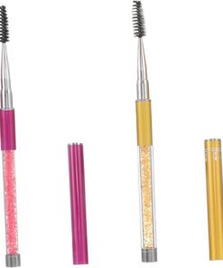 VALICLUD 2pièces Brosses à Cils Avec Capuchon Applicateur De Mascara Spirale Avec Poignée Outil De Maquillage Portable Pour Cils Volumineux Et Parfaitement Coiffés