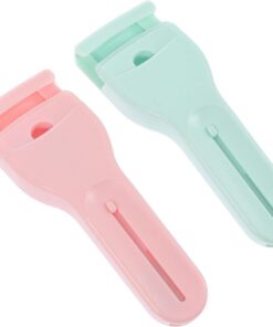 VOSAREA Recourbe-cils Facile à Utiliser Lot de 2 Pièces en Plastique Portable Adapté à Toutes Formes D'yeux, Outil Incontournable pour Maquillage Quotidien