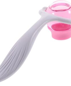 Roller Visage de Massage en Abs Rose, Outil à Boules Multiples | Soulage la Fatigue, Améliore L’élasticité Cutanée, Design Élégant, Usage Facial et Oculaire