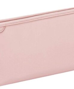 Sac de Rangement de pour sèche-Cheveux Compact, léger et Portable | en Cuir PU, Organiseur décoratif Rose, étui de Transport pour Outils de Coiffure, pour Femme, , 30 x 16 x 14 cm