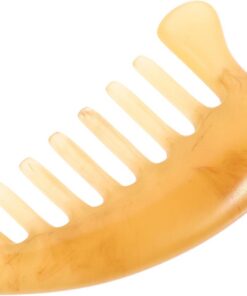 Gatuida Peigne en Résine Antistatique et Stimulant la Circulation Sanguine à Dents Larges pour Massage Cuir Chevelu pour Soins Capillaires Relaxants