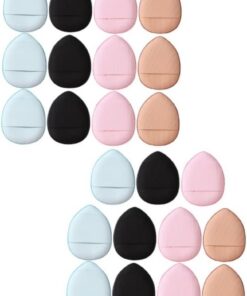 Healeved 30pièces Mini Éponge à Maquillage Drop-shaped Pour Application De Fond De Teint Et Outils Cosmétiques Doux Et Pratiques Pour Visage