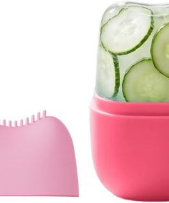 Rouleau Froid pour le Visage Outil de Massage Facial | Réduction des Pores Visage Rafraîchissant pour Femme Homme Adulte Maman Cou Puffiness Soin Peau Fermeté