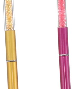 VICASKY 2pièces Brosse à Avec Poignée Rhinestones Applicateur De Mascara Et Outil De Maquillage Pour Sourcils Brosse Douce Et Sécurisée Pour Effet Éblouissant