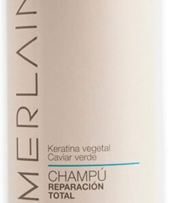 Klemerlain Shampooing pour cheveux abîmés et secs. Shampooing réparateur et hydratant. Formulation zéro : sans sulfate, sans silicone. Reconstructeur de cheveux - 1L