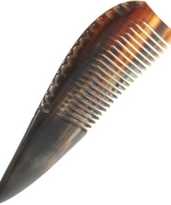 1 PC Peigne de Coiffure Naturel en Corne de Yak Portable pour Massage du Cuir Chevelu Améliorant la Circulation Sanguine, pour Soins Capillaires