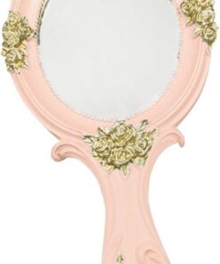 Housoutil Miroir de Poche Cosmétique Miroir de Maquillage à Main Outil de Maquillage Compact