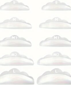 Lot de 10 coussinets en silicone réutilisables pour recourber les cils, outils d'extension de cils et accessoires de levage de cils - Plusieurs tailles