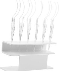 OUNONA 1 Ensemble Support de pour Faux Cils avec Outils Applicateurs Transparente de Support Outils pour Extensions de Cils pour Salons de Beauté et Studios de Maquillage